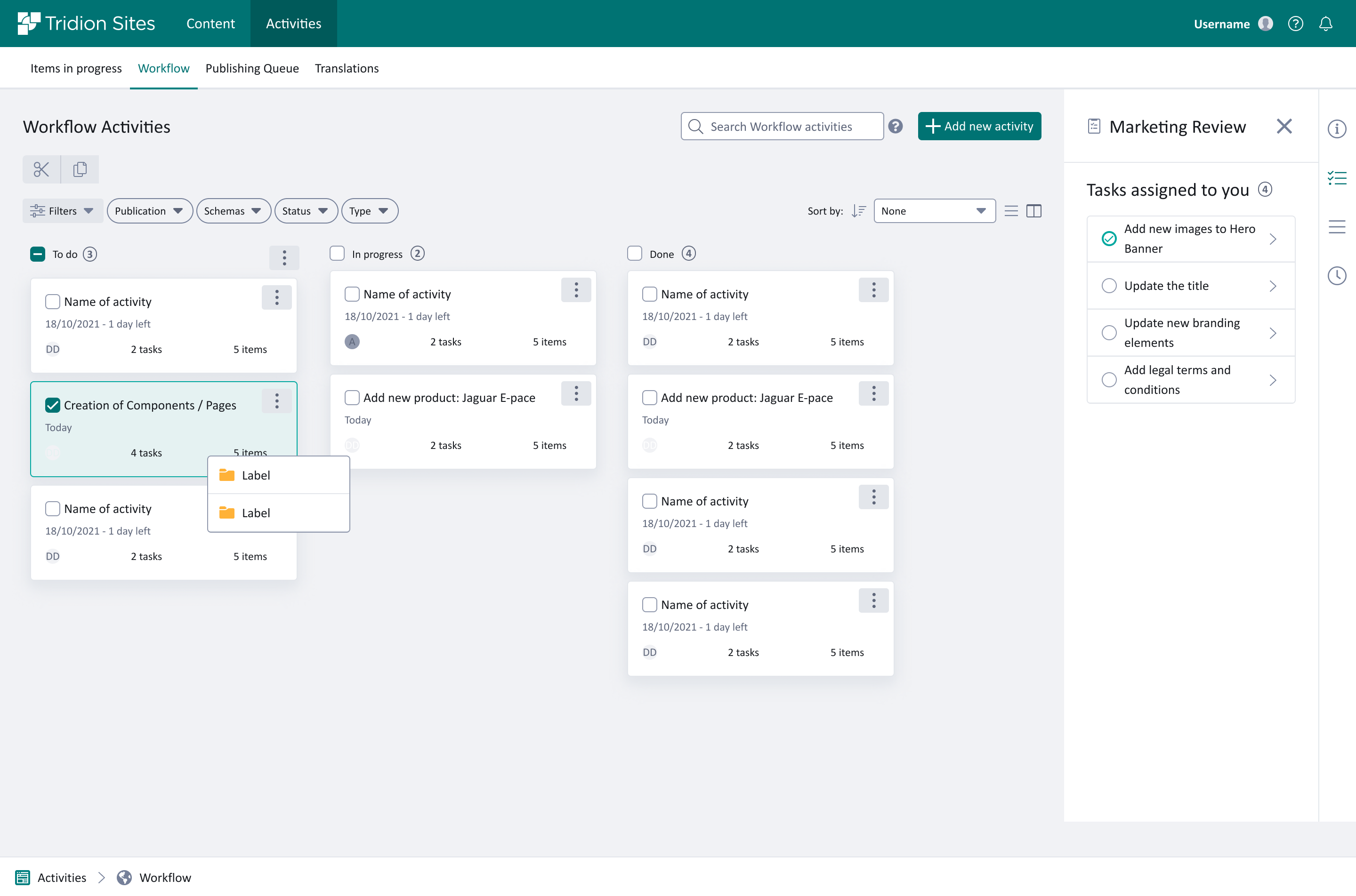 Exploration - Kanban View